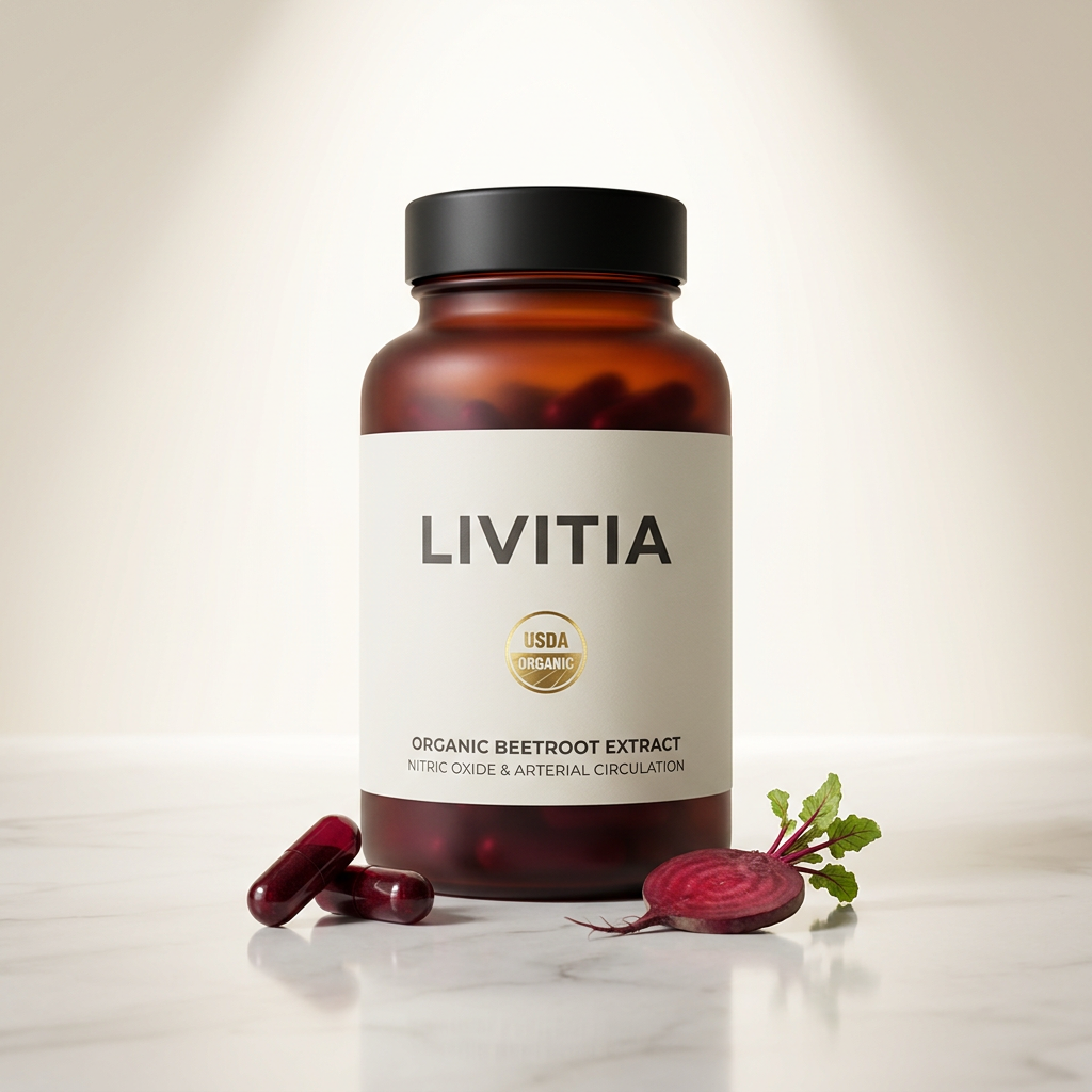 Livitia Organic Beetroot Powder Capsules